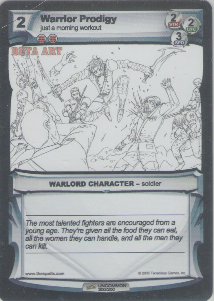 Warrior Prodigy 